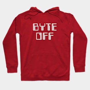 Byte Off Digital Text Hoodie